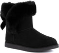 Juicy Couture Women's Slip On Winter Snow Boots - Warm Faux Fur luxury