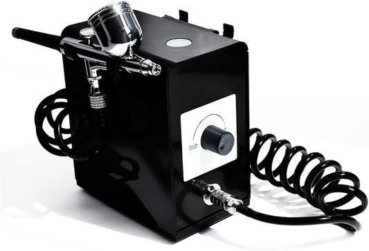 ZUSING Dual Action Airbrush Kit: Precise Painting & Versatile Use