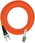100 Meters 328ft LC to ST Duplex OM1 Multimode Fiber Optic Cable