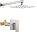 Airuida 10 in Brushed Nickel Rainfall Shower System - Durable Wall