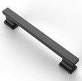 5 in Matte Black Cabinet Handles 20 Pack - Durable Zinc Alloy Pulls