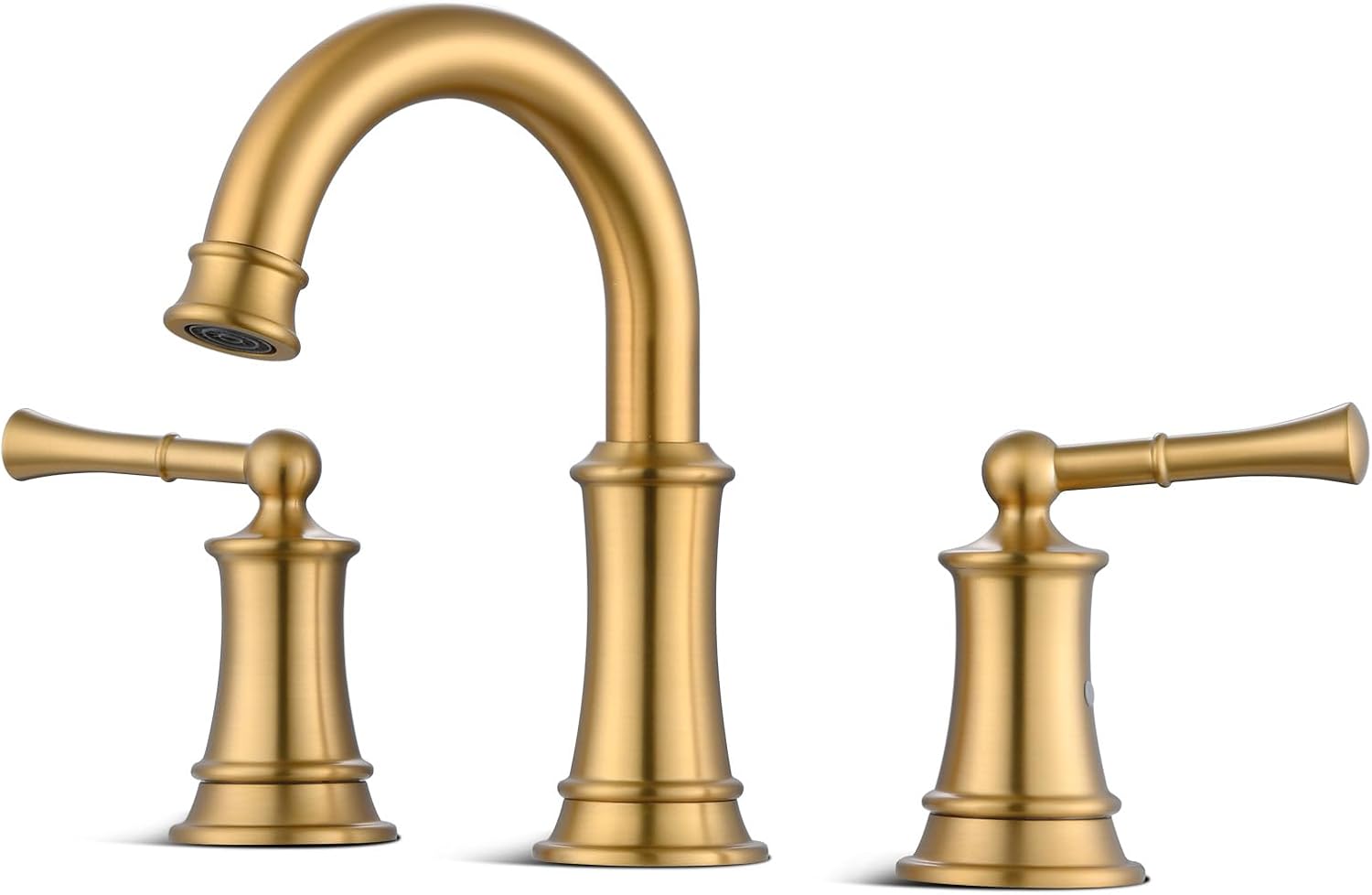 Gold Bathroom Faucet with Pop-up Drain Assembly for Sinks