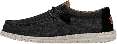 Hey Dude Men's Wally Canvas Slip On Shoes for Ultimate Comfort