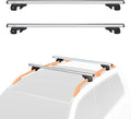 Cross Rail Roof Rack 52 in Fits Raised Side Rails - Quiet, Secure Load
