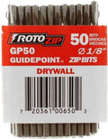 RotoZip GP50 1/8-Inch Drywall Guidepoint Cutting Bits (50-Pack)