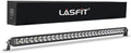 LASFIT 32 in LED Light Bar Single Row Spot Flood Combo - Bright Off