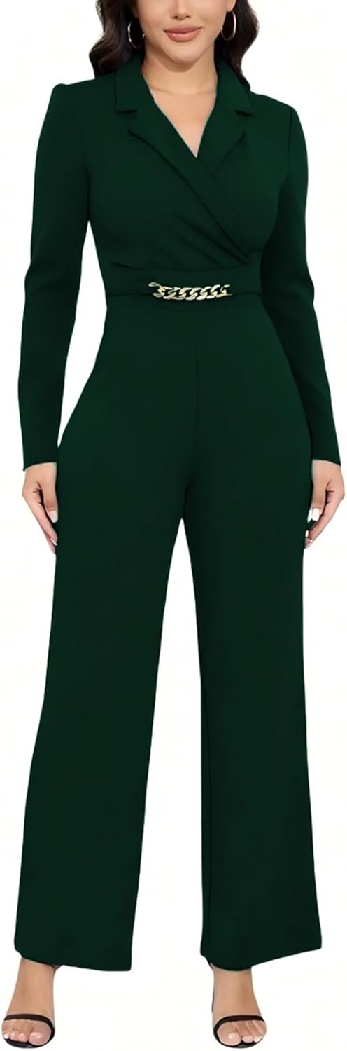DeftSharp Women's Sexy Cocktail Party Jumpsuit for All Occasions