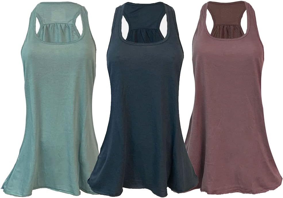 Epic MMA Gear Flowy Racerback Tank Top Pack of 3 for All Sizes