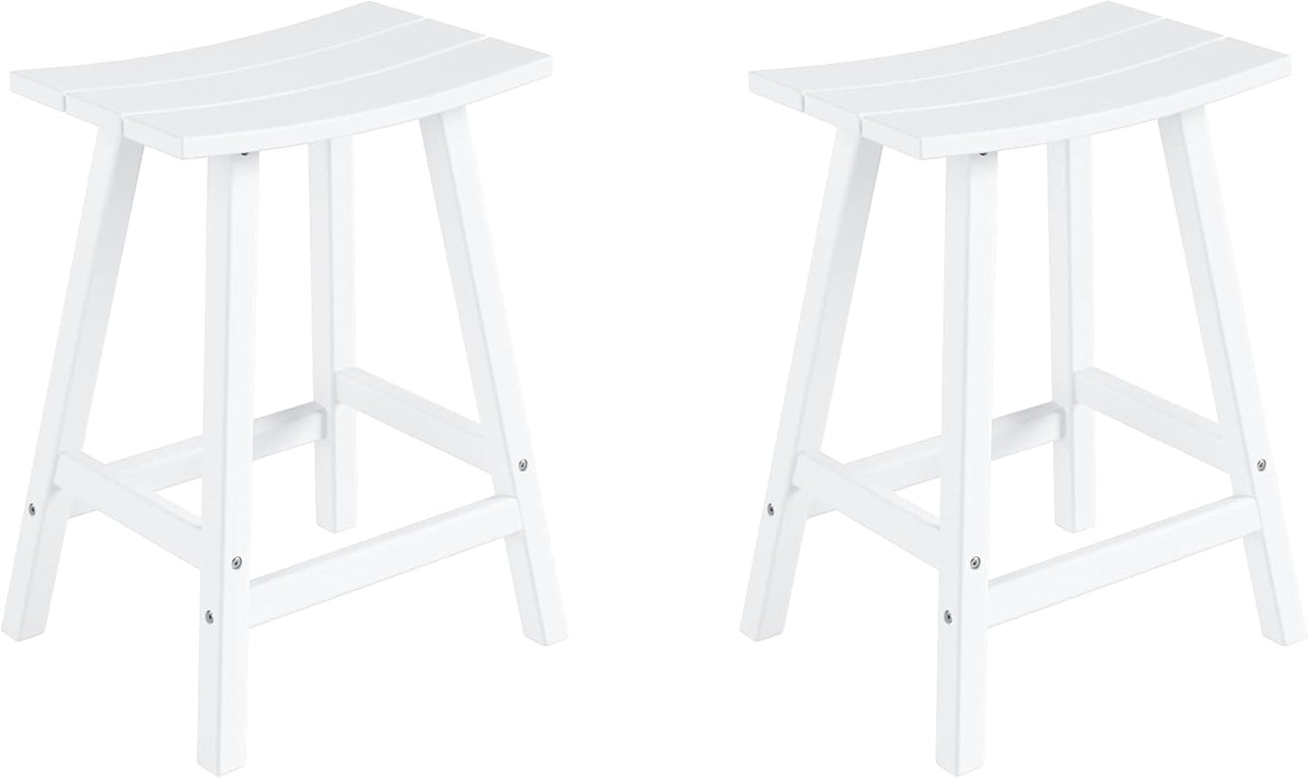 WestinTrends Malibu 2 Piece Set of 24 Height Outdoor Bar Stools