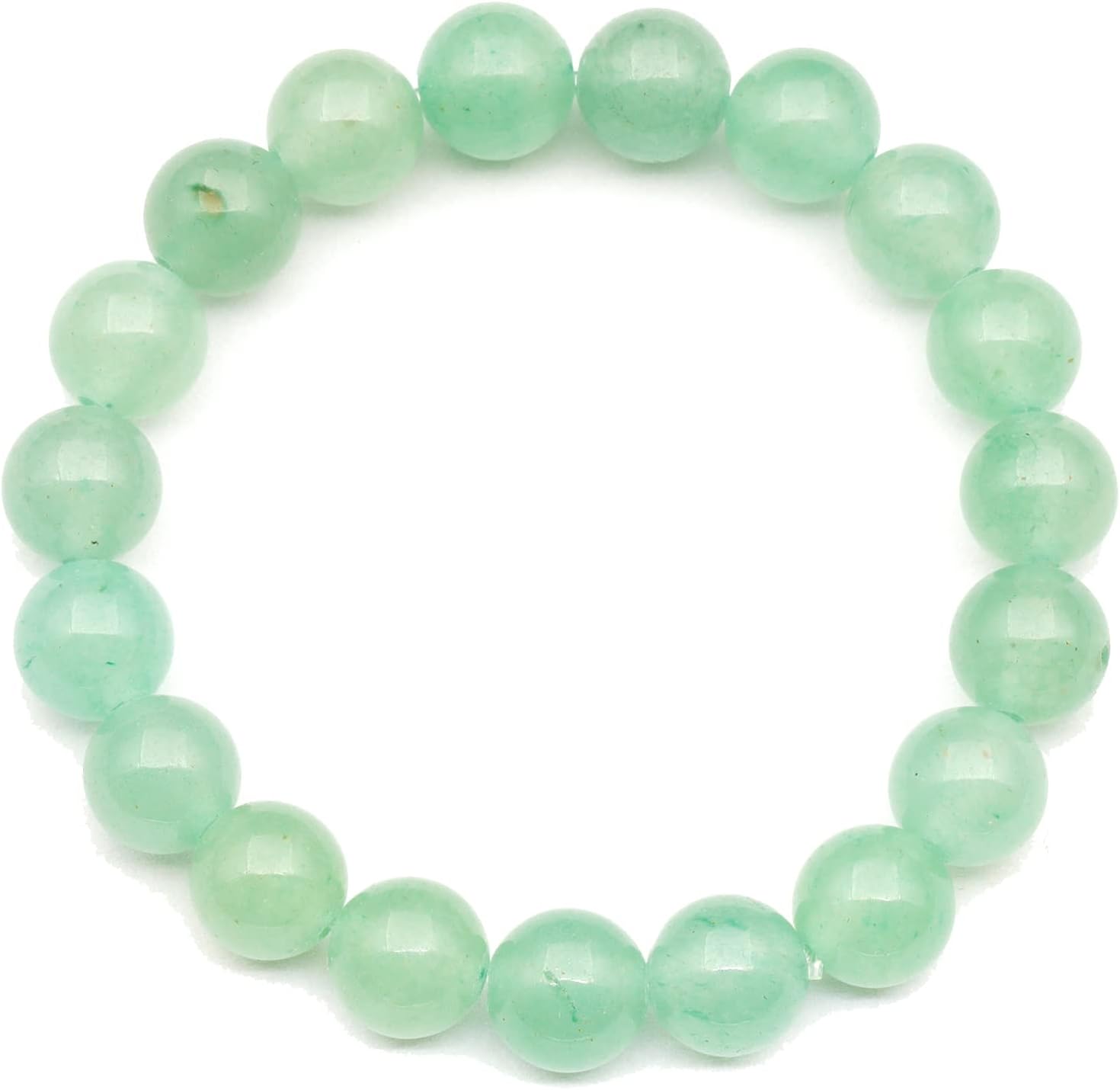 Natural Fluorite Beaded Stretchy Bracelet for Healing and Style