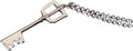 Stainless Steel Two-Sided Kingdom Heart Roxas Cross Necklace Pendant