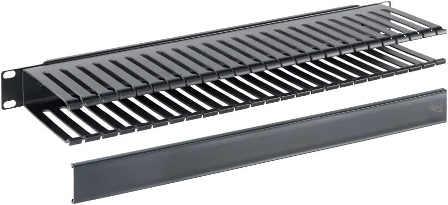 ICC 1U Finger Duct Cable Manager Panel for Horizontal Cable Management