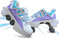 Multifunctional Roller Skates Shoes - Convertible Wheeled Sneakers