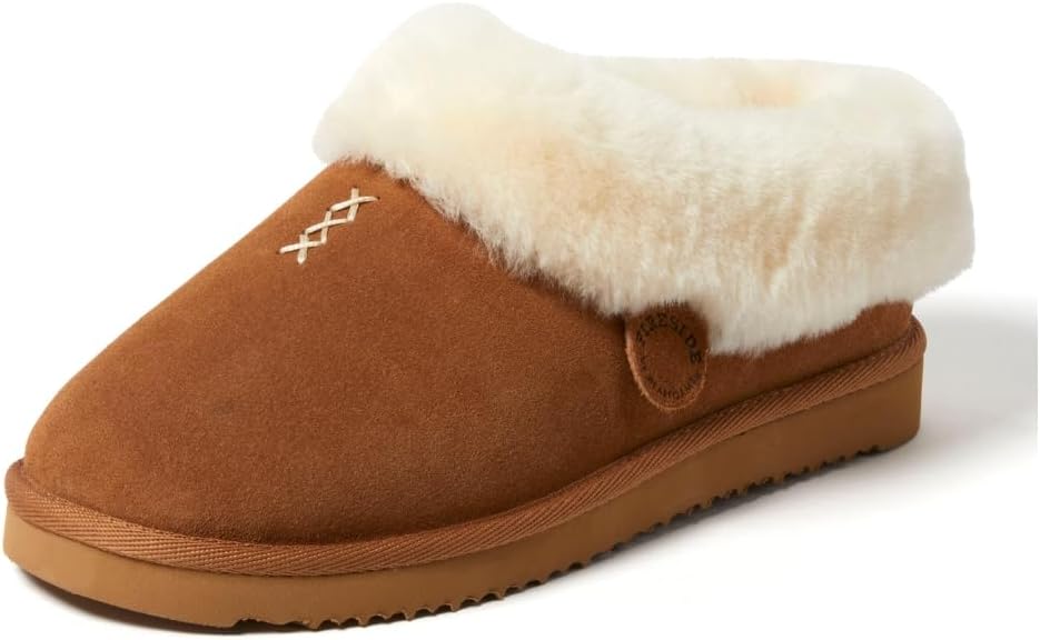 Fireside By Dearfoams Women's Adelaide Slippers for Cozy Comfort