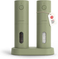 Electric Salt and Pepper Grinder Set - USB Rechargeable Mills