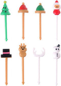 Adorable Cartoon Fruit Picks Set