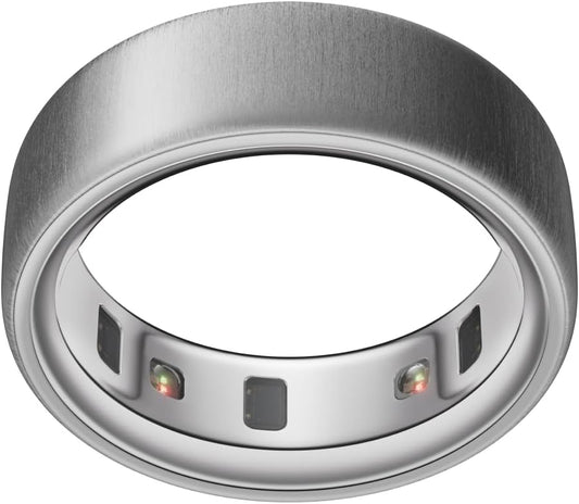 Oura Ring 4 - Brushed Silver - Unique Smart Fitness Tracker