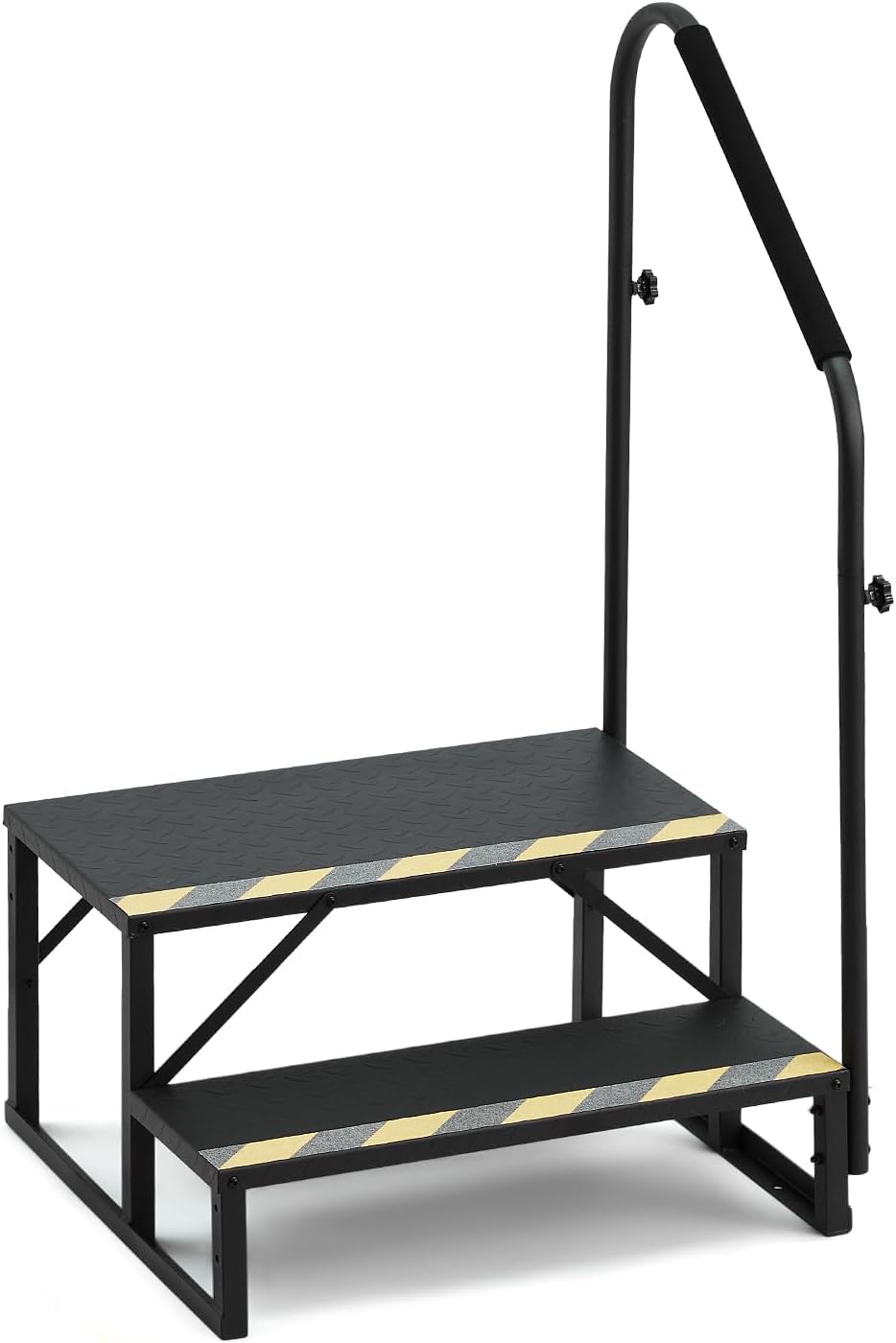 YOLENY 2-Step RV Steps with Handrail for Safety and Stability