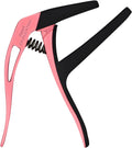 Golden Gate GC-50PK Acoustic Guitar Capo - Pink, Easy Quick-Change