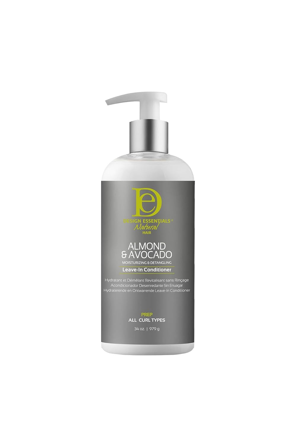 Design Essentials Leave-In Conditioner for Curly Hair, 34 Ounces