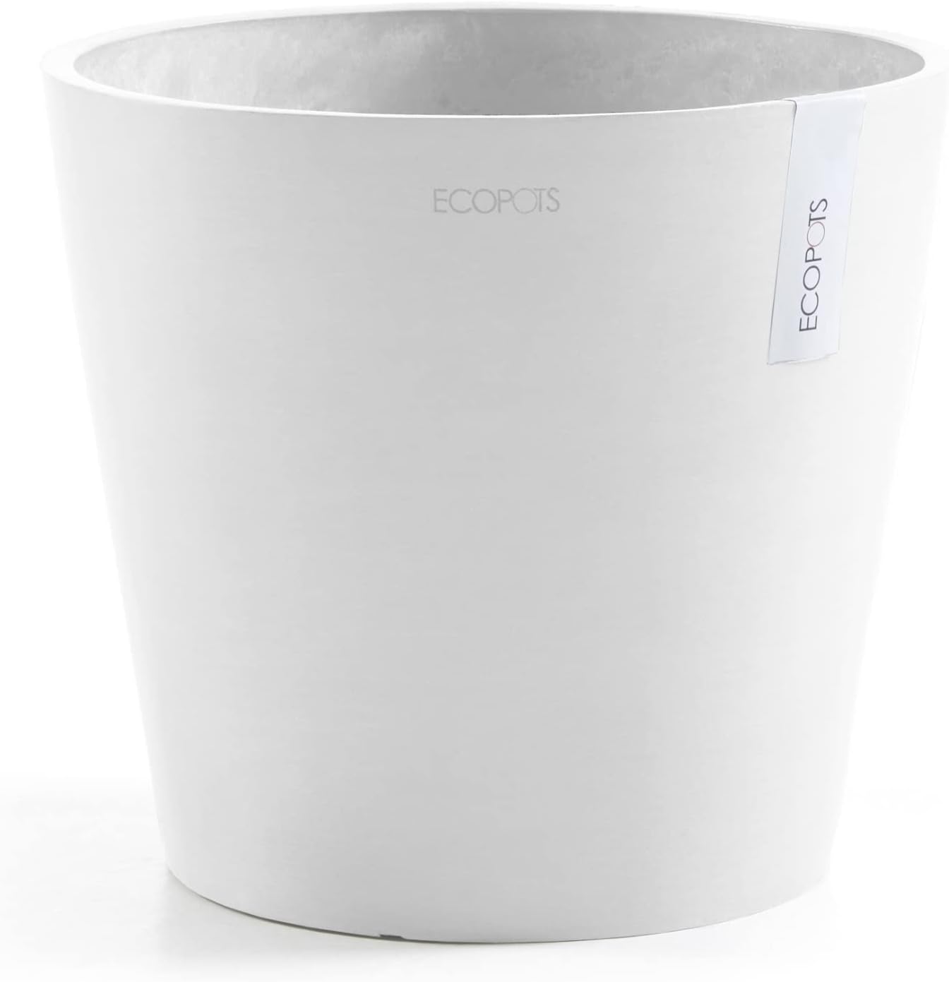 Ecopots Amsterdam Durable Modern Round Indoor/Outdoor Flower Pot