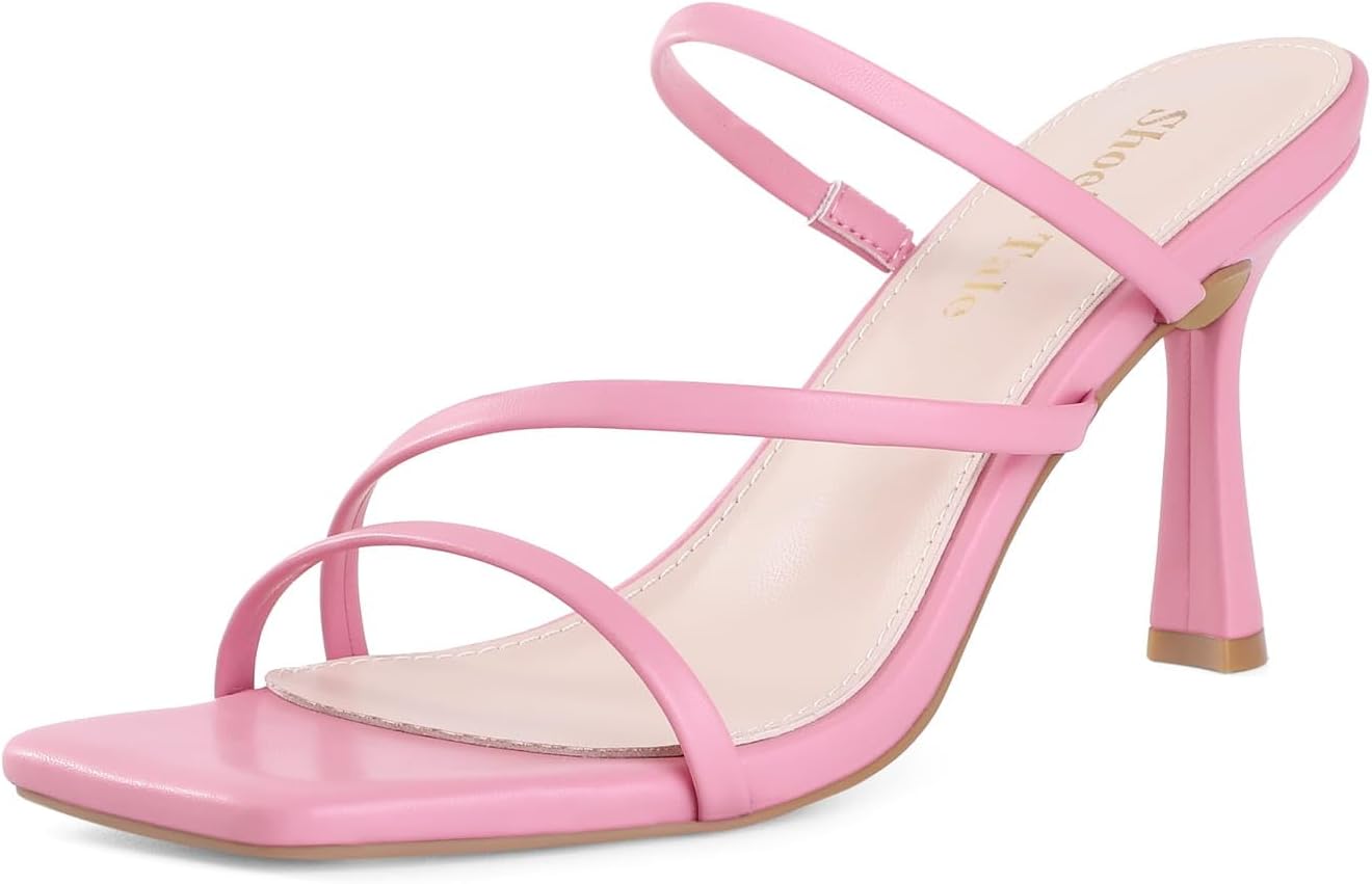 Strappy Kitten Heels for Women - Stylish Stiletto Mules