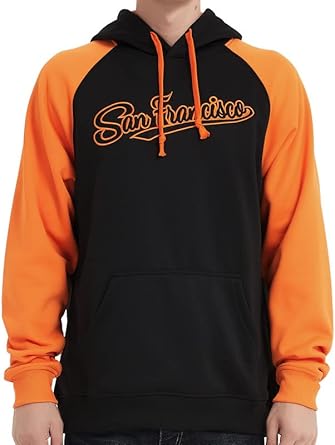Mens Baseball Team Embroidery Hoodie by DELUSPTOMAY