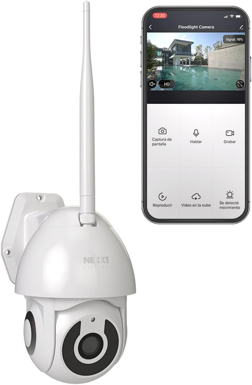 NEXXT 2K Outdoor PTZ Security Camera with Smart Motion Detection