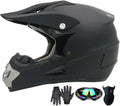 Motocross Helmet Full Face DOT Certified - Trend 4-Piece Set L