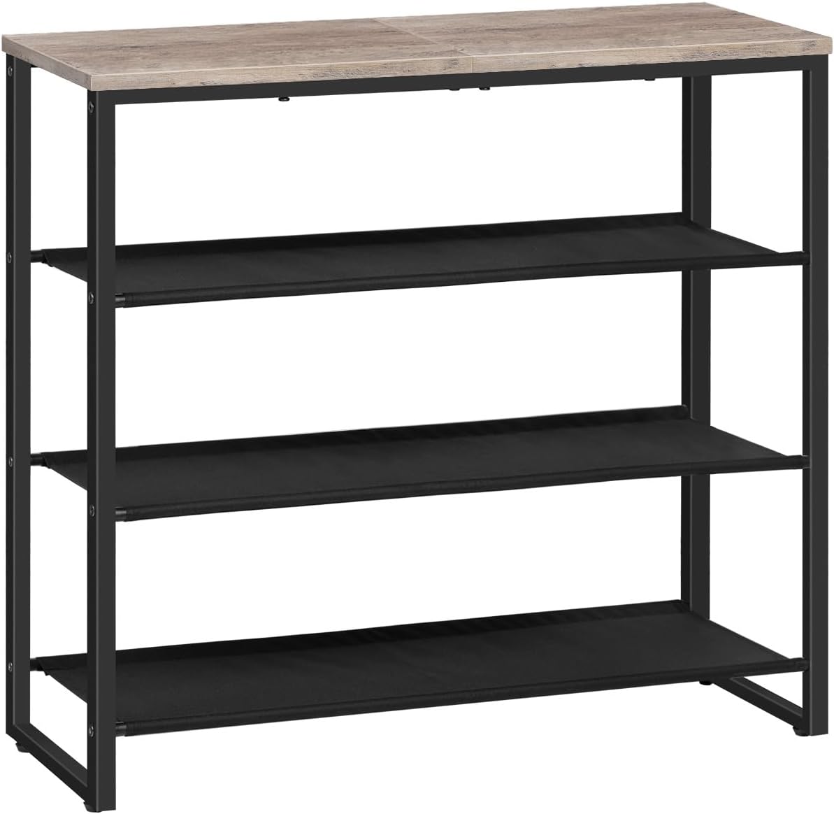HOOBRO 4 Tier Shoe Rack for Entryway and Closet Storage