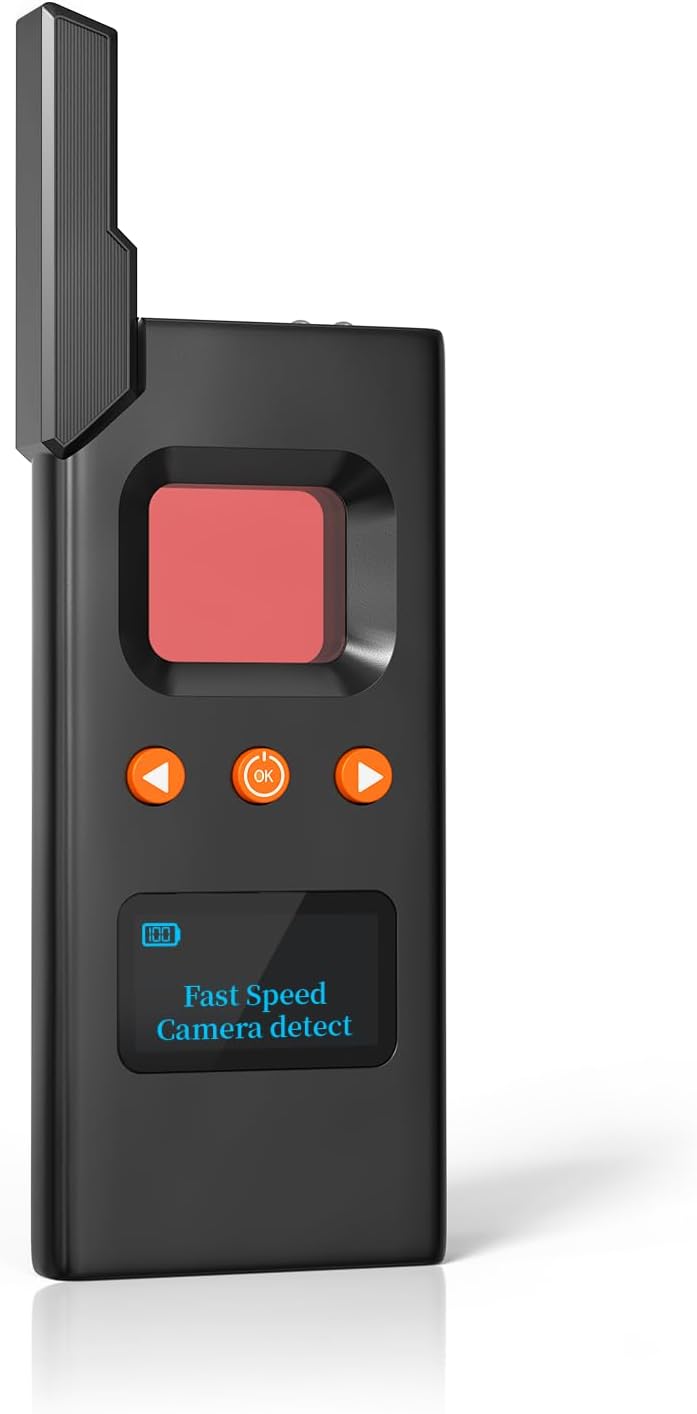 Hidden Camera Detectors for Travel with Anti-Theft Alarm Feature