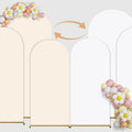 Double Color Arch Backdrop Cover Set of 3 - Reversible Spandex Arch