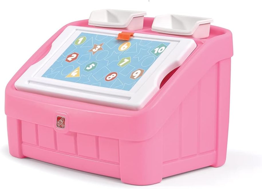 Step2 2-in-1 Toy Box & Art Lid for Kids Storage and Fun