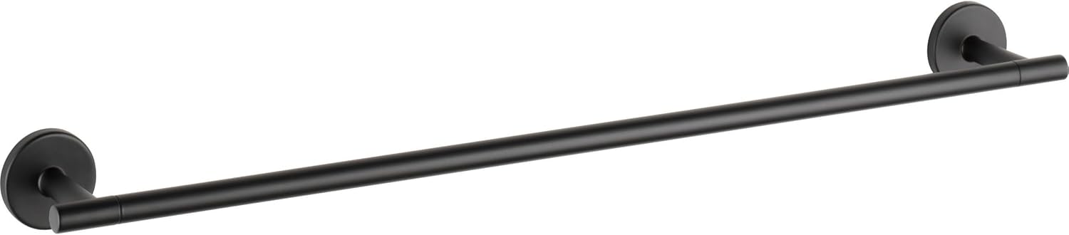 Delta Trinsic 24 in. Wall Mount Towel Bar in Matte Black Finish