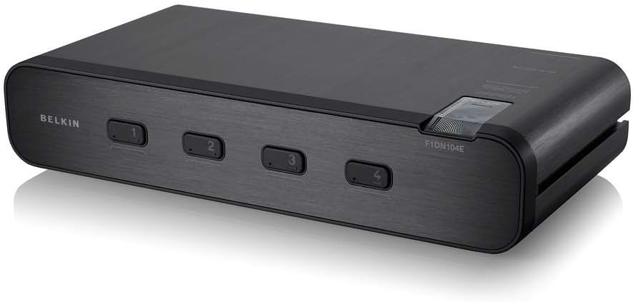 BELKIN INTERNATIONAL INC Secure 4-Port DVI-I KVM Switch with Audio