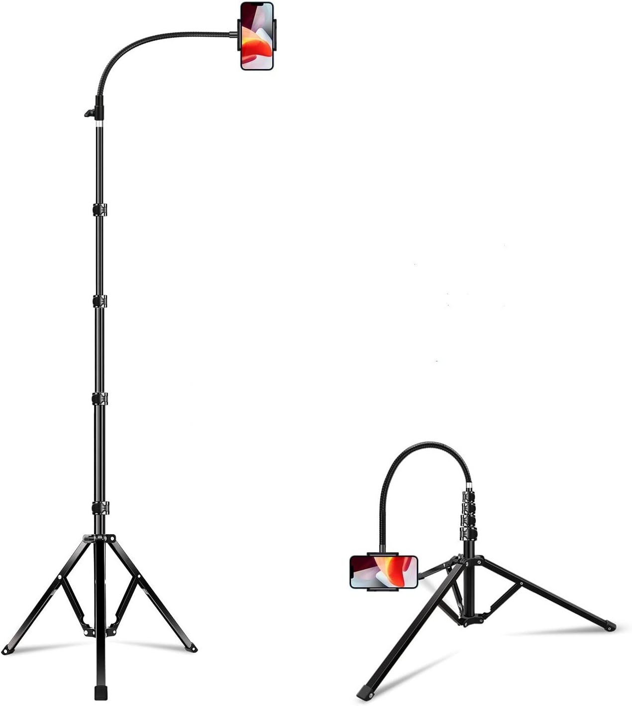 Elitehood 6.7 Feet Tall Phone Tripod for iPhone and Android