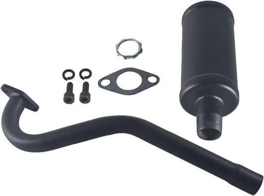 Exhaust Pipe With Muffler For Predator 79cc Mini Bike Models