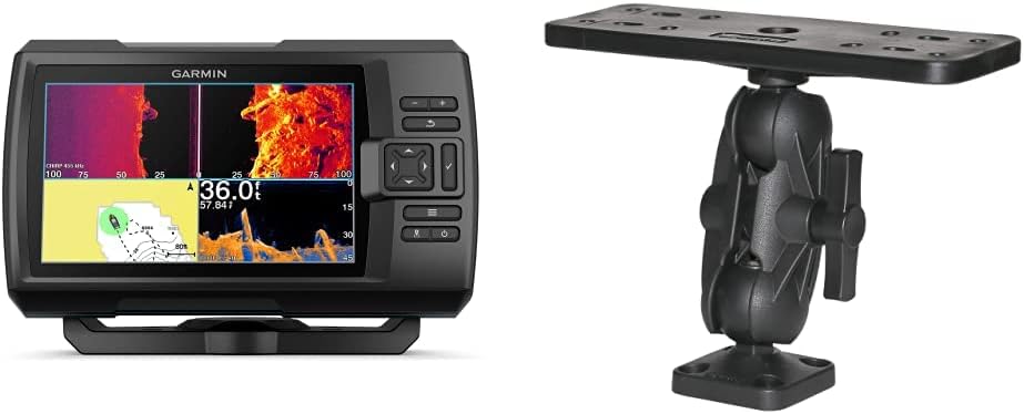 Garmin Striker Vivid 7sv Fishfinder Bundle with Scotty Mount