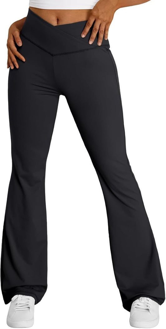 2024 V-Crossover Flare Leggings for Women