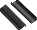 Ravinte Finger Pulls 128mm Hole Center Matte Black - Concealed Cabinet