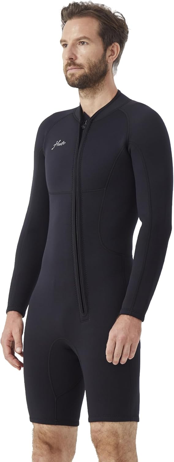 Hevto Men Wetsuit Shorty 2mm Neoprene for Surfing and Diving