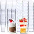 Mini Dessert Cups with Spoons 200 pcs - Party Ready Individual