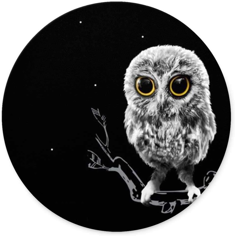 Non-Slip Cute Owl Design Gaming Mouse Pad