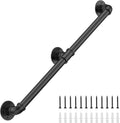 7FT Industrial Stair Railing for Safety and Style in Your Home