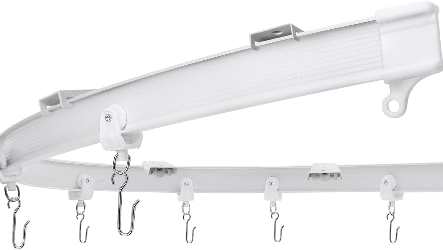 Strong & Flexible Ceiling Mount Curtain Track - 5m