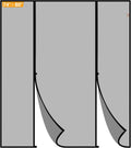 Magnetic Screen Door for Sliding Doors 74ftx80ft - Double Door Design