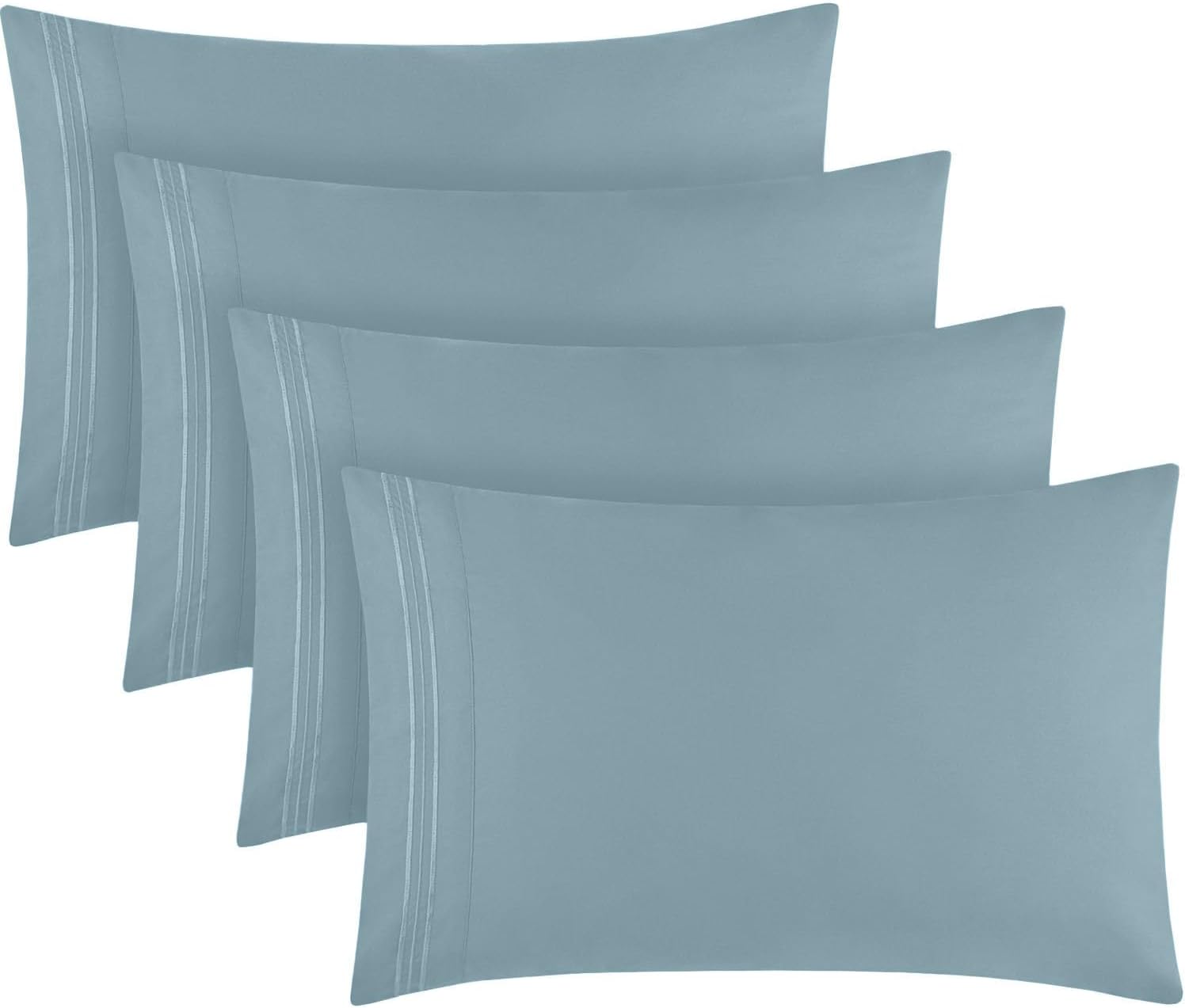 Mellanni Pillow Cases Set - Luxurious Softness for Sleepers