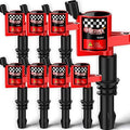 Bravex 8 Pack Straight Boot Ignition Coils - 15% More Energy