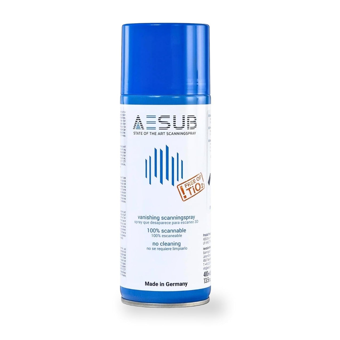 AESUB Blue Scanningspray - Advanced Disappearing Coating 400 ml