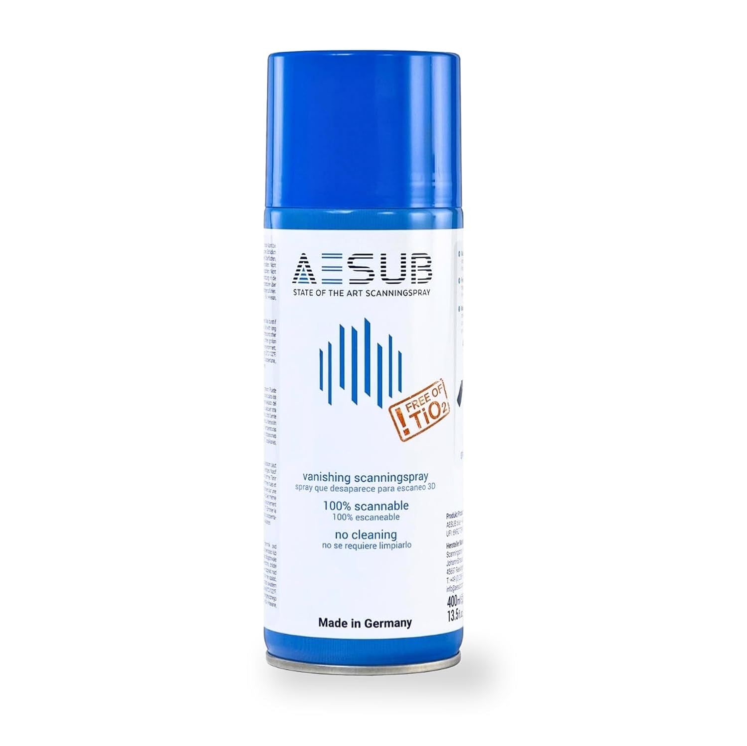 AESUB Blue Scanningspray - Advanced Disappearing Coating 400 ml
